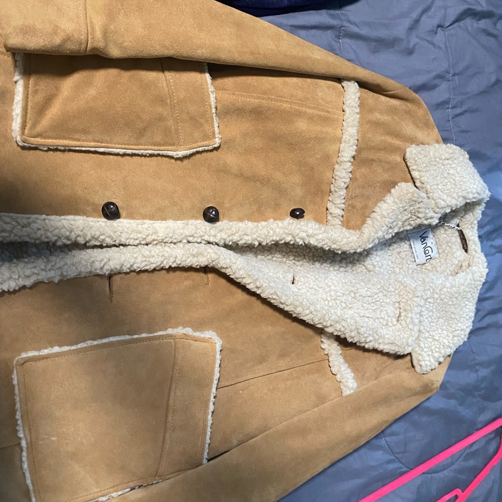 100% real suade vancort jacket, vintage excellent  condition brand new